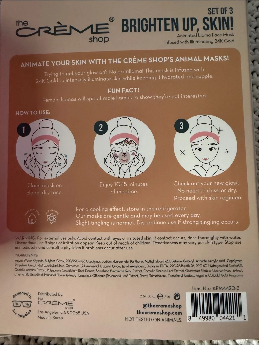 The Creme Shop pink strawberry